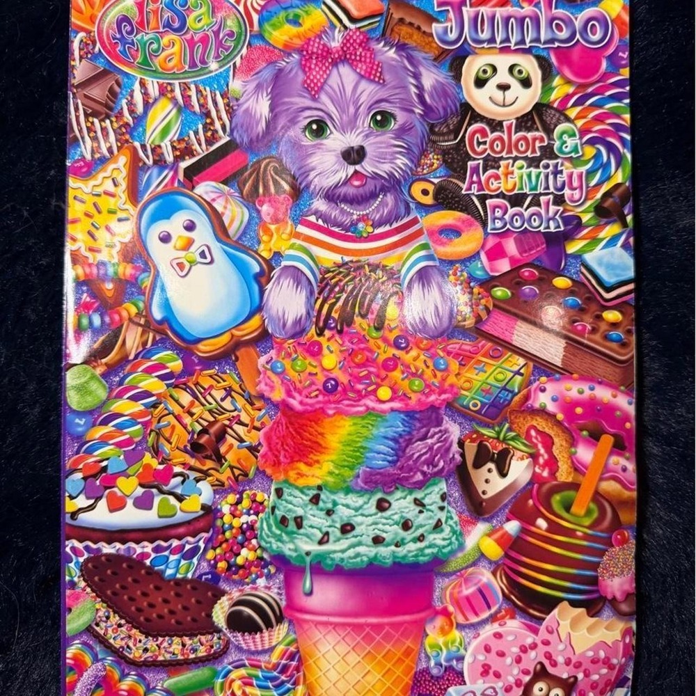 Lisa Frank Jumbo Color & Activity Book
